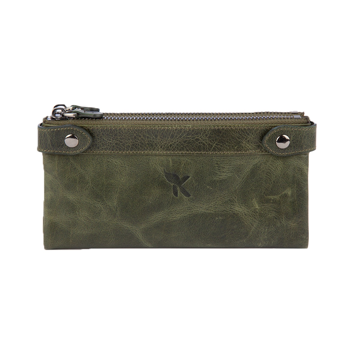 Hakiki Deri Unisex Portföy Yeşil BC410-07