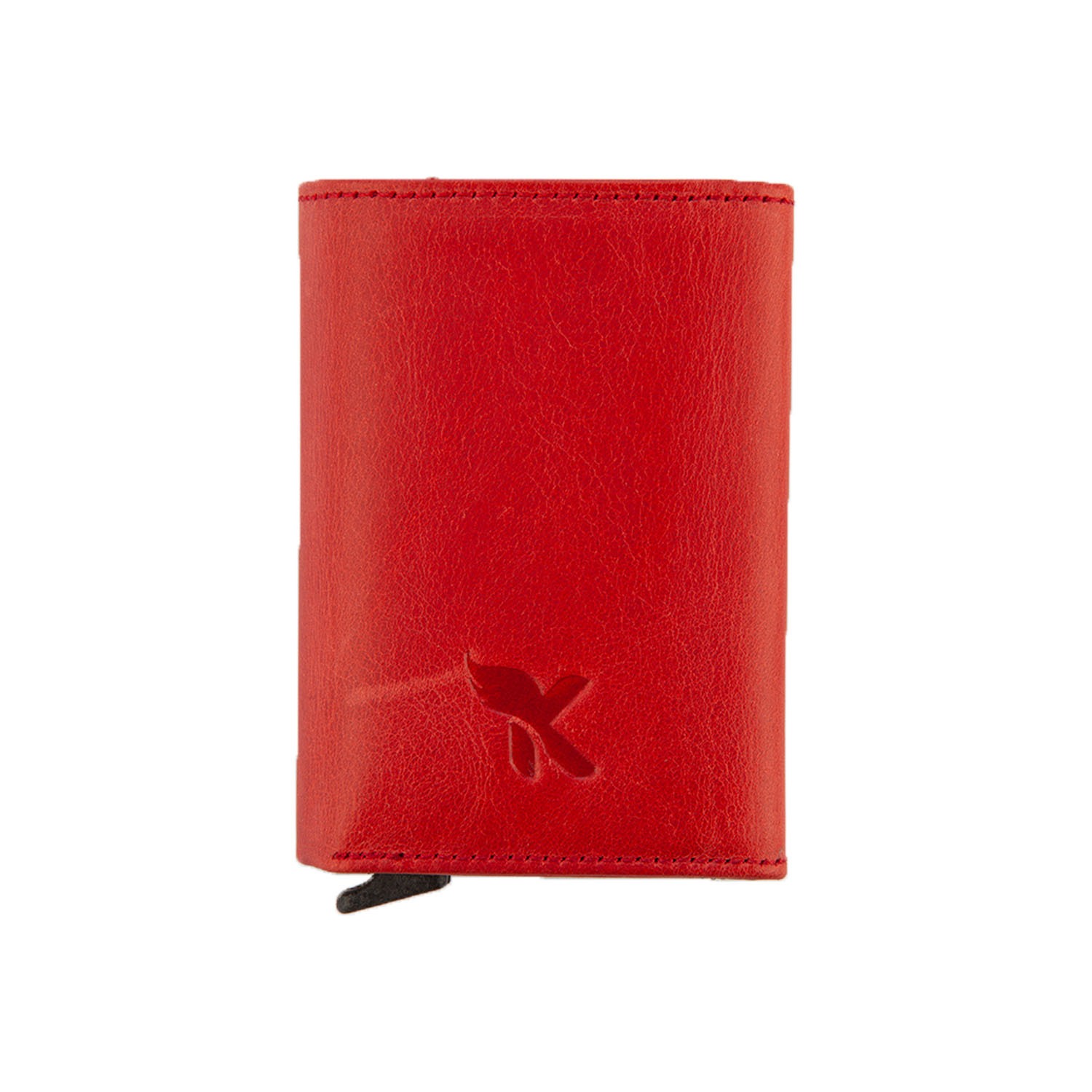 Hakiki Deri Kartlık Kırmızı K502-08
