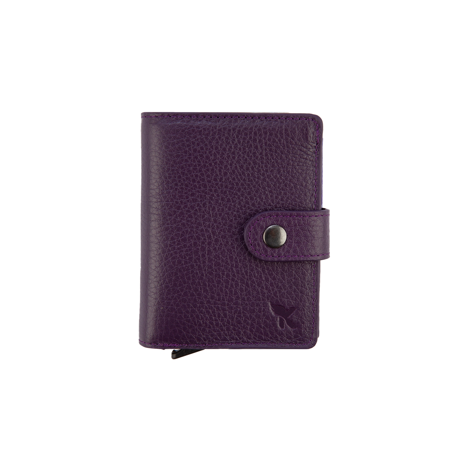 Hakiki Deri Kartlık Mürdüm K566-09