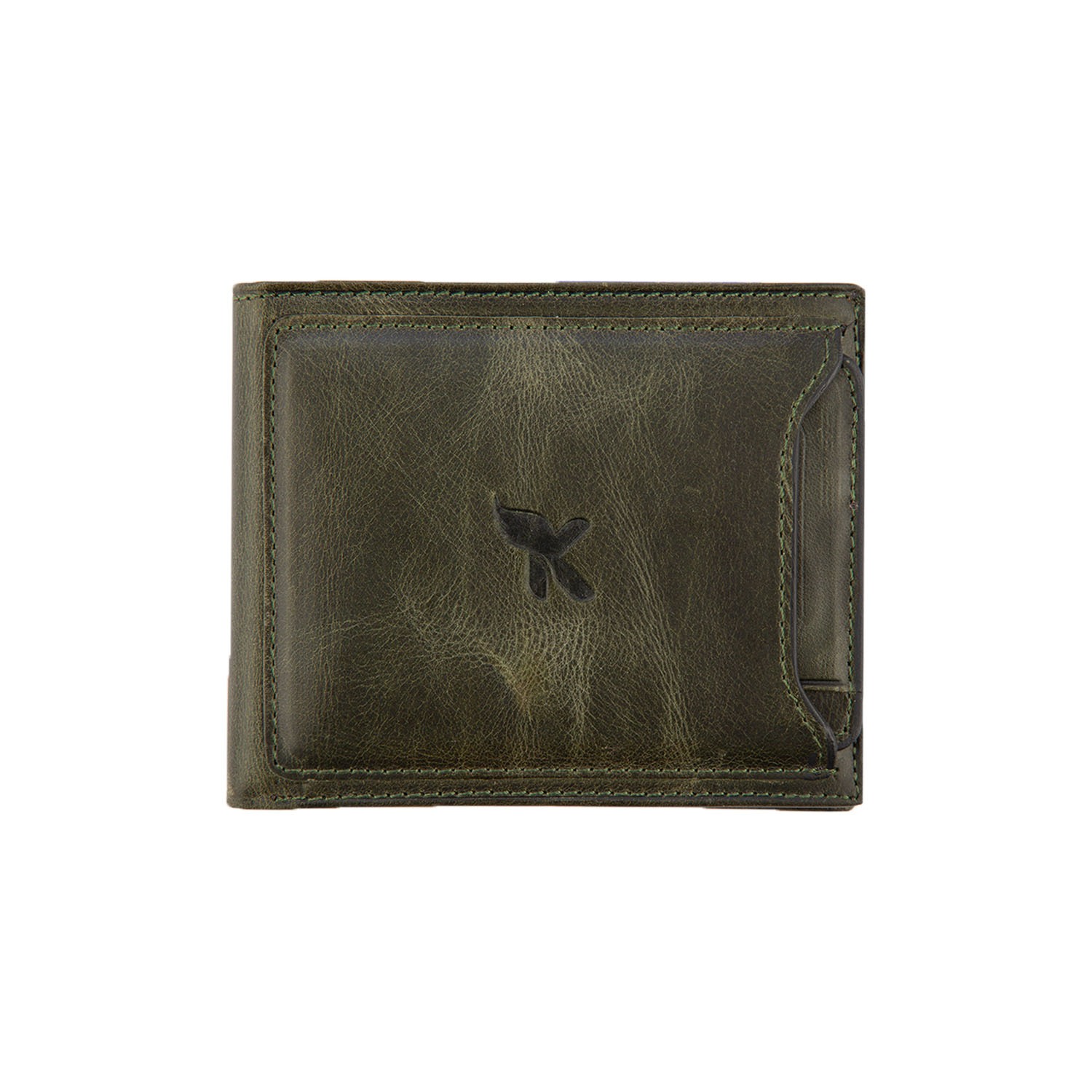 Hakiki Deri Erkek Cüzdan Yeşil C227-07