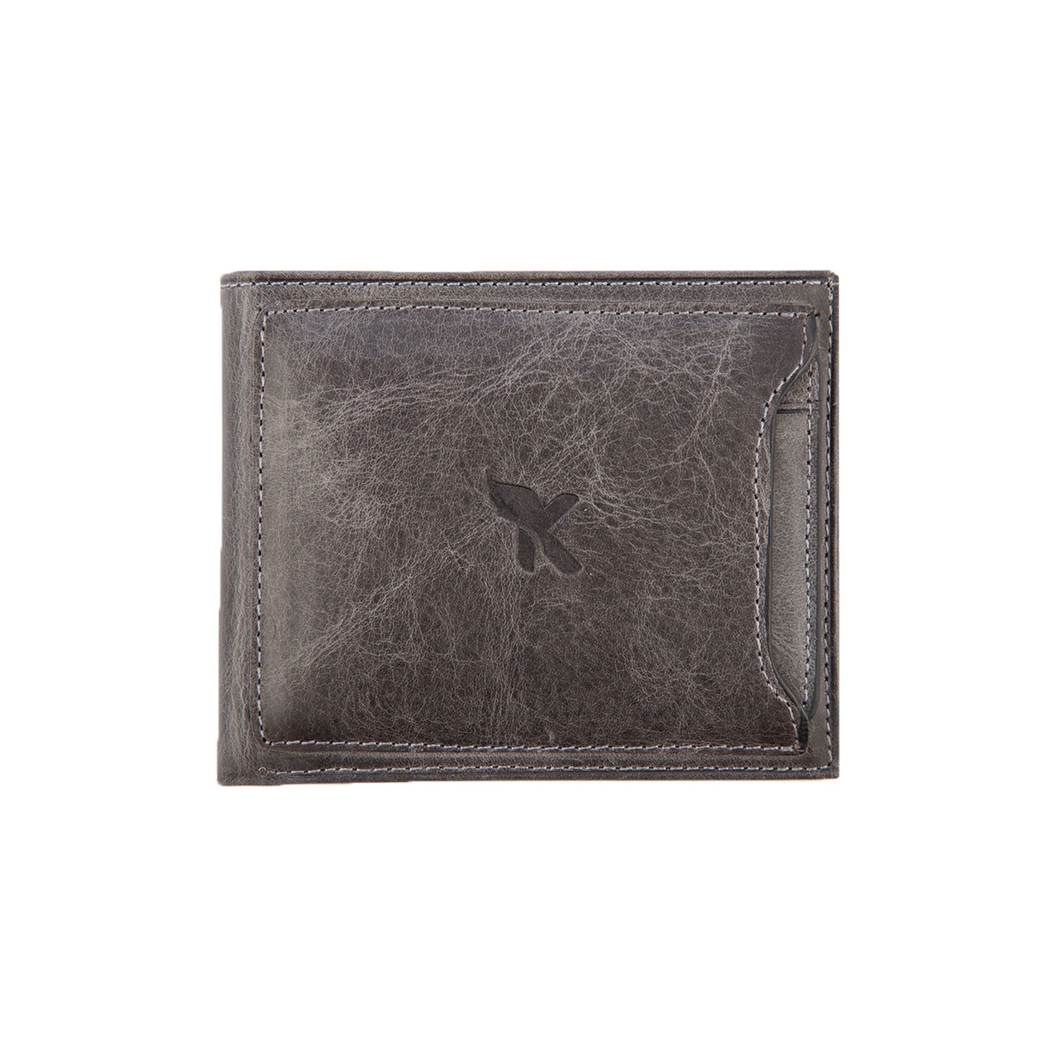 Hakiki Deri Erkek Cüzdan Gri C227-08