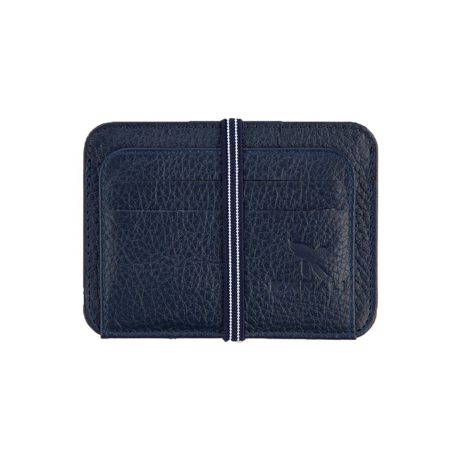 Hakiki Deri Kartlık Lacivert K508-04