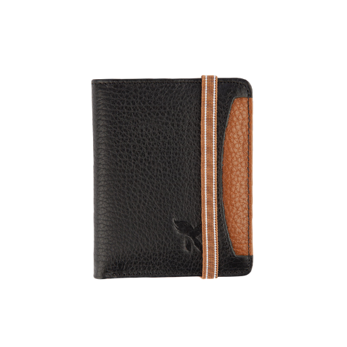 Hakiki Deri Kartlık Siyah-Taba K522-13