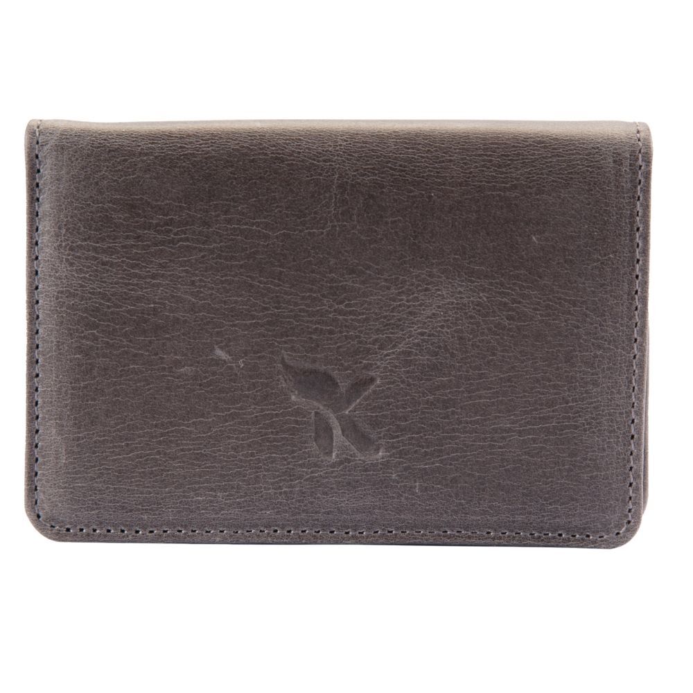 Hakiki Deri Erkek Kartlık Gri K545-08