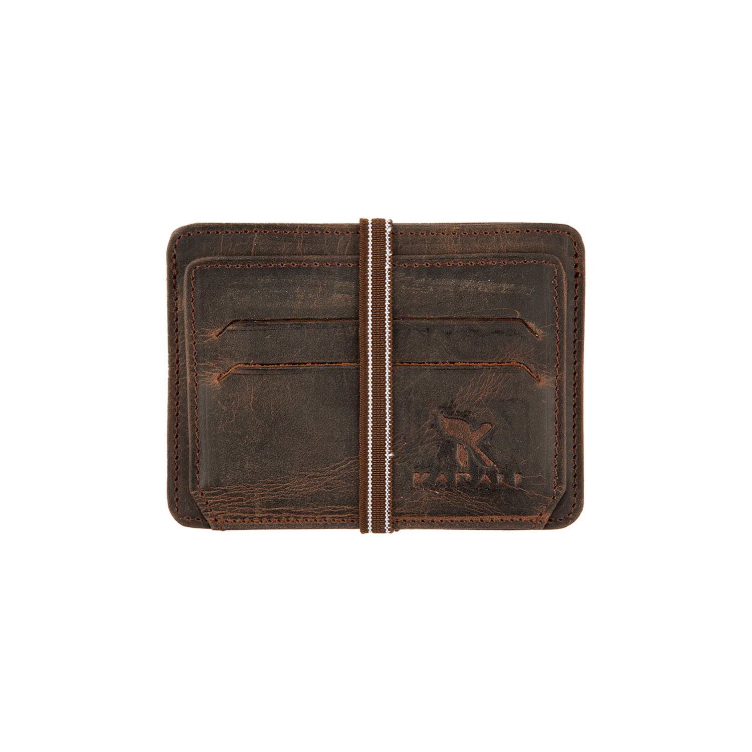 Hakiki Deri Kartlık Crazy Esk. Kahve K572-10