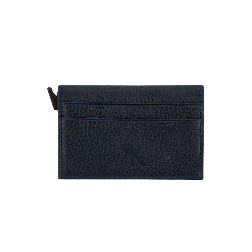 Hakiki Deri Kartlık Lacivert K578-04