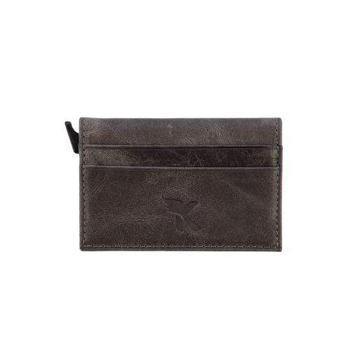 Hakiki Deri Kartlık Gri K579-09