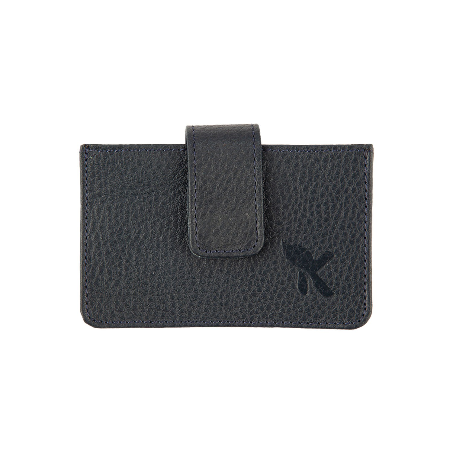 Hakiki Deri Kartlık Lacivert K580-04