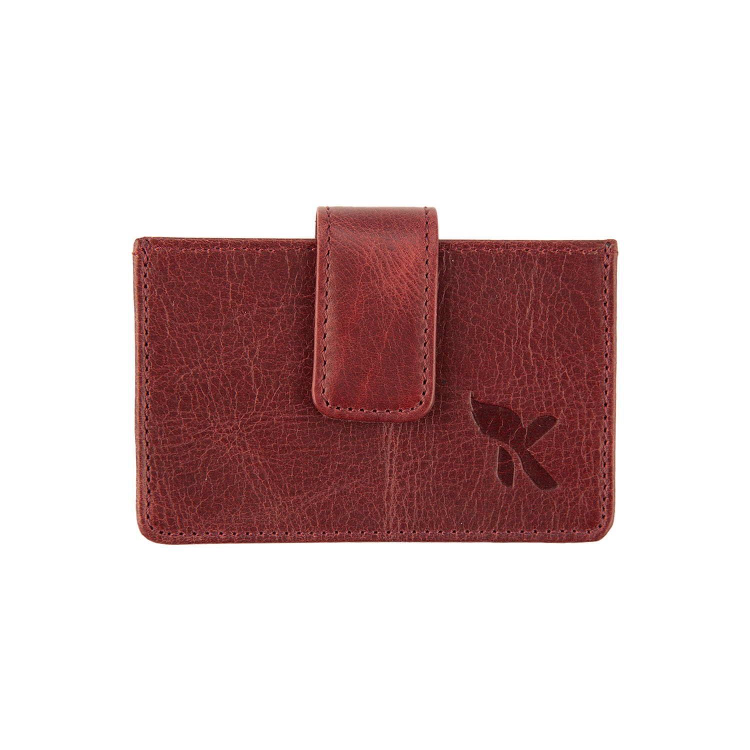Hakiki Deri Kartlık Bordo K581-06