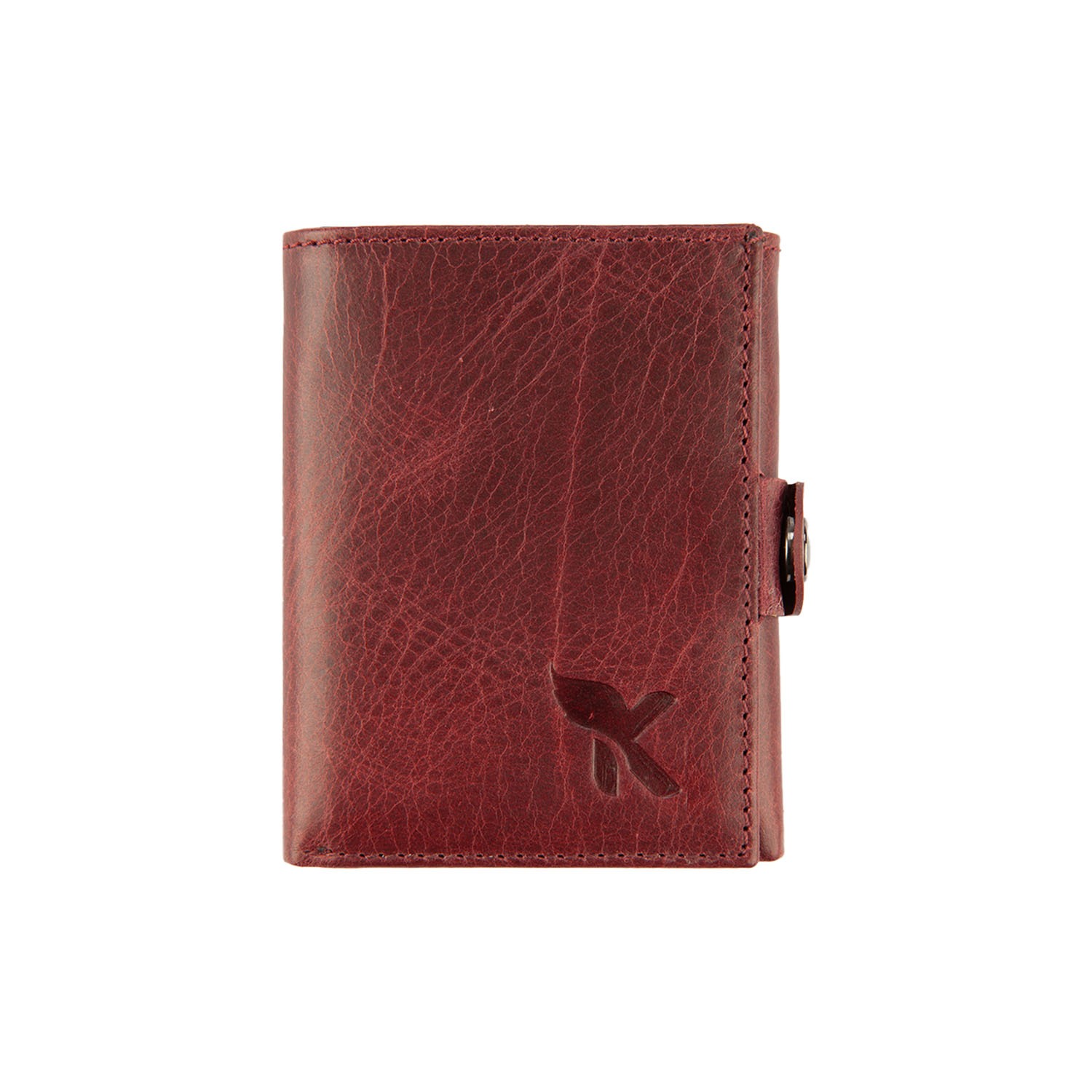 Hakiki Deri Kartlık Bordo K583-06