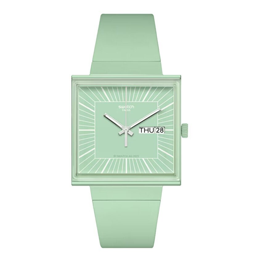 Swatch SO34G701 What if Mint Unisex Kol Saati